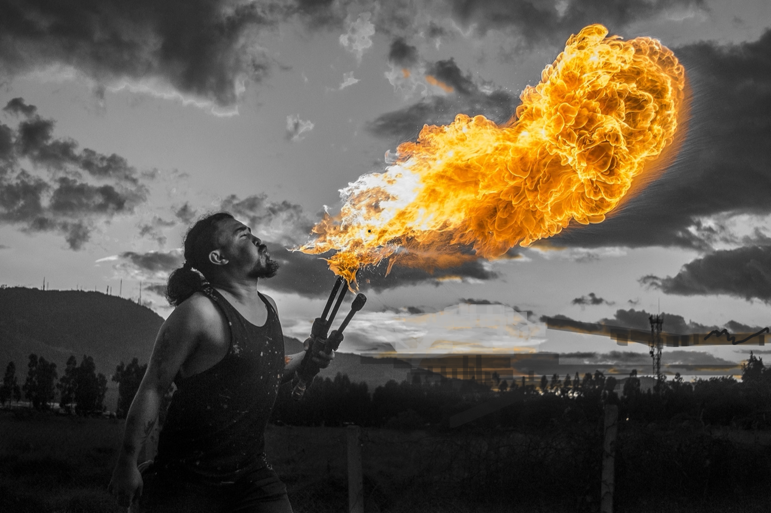 Fire Show Performer 2